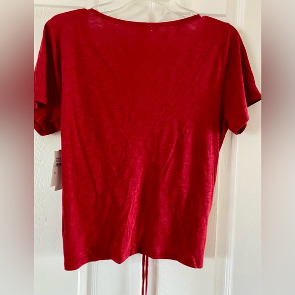 #114 ABOUND Drawstring Ruched Top - Picture 6 of 6